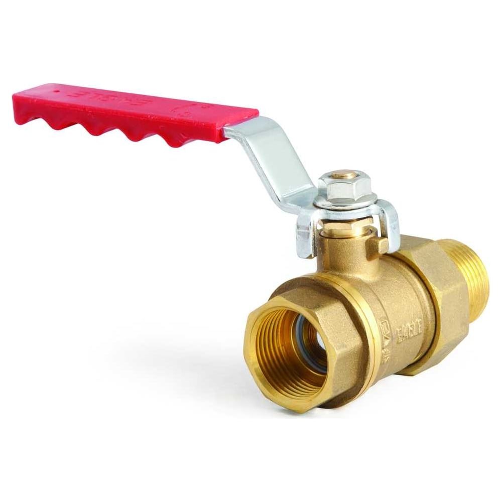 Изображение товара Шаровой кран BYR PEX полнопроходной, усиленный, DZR-латунь, с "американкой" 3/4" MF, PN40, ручка 9782