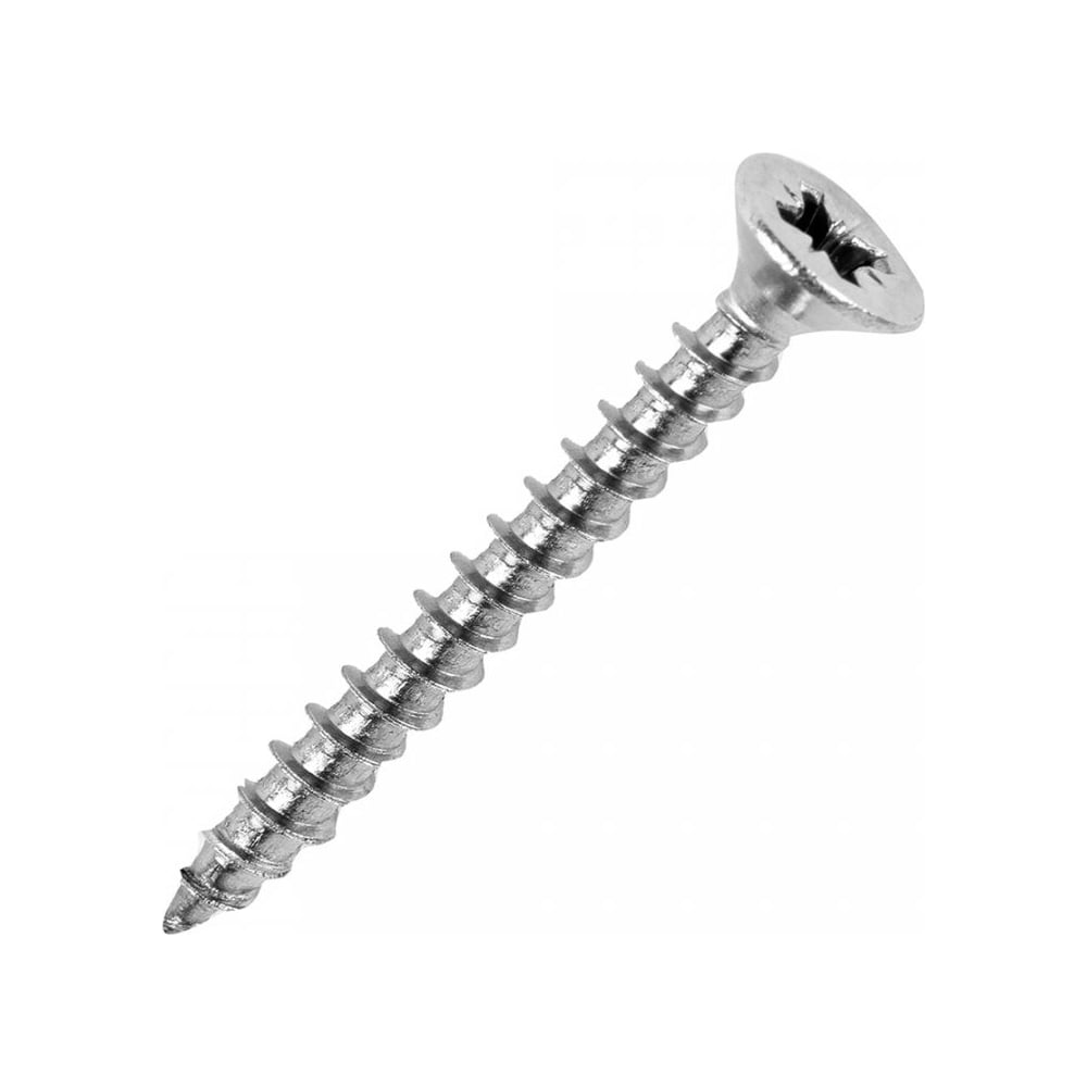 Изображение товара Универсальный саморез с потайной головкой Промрукав острый, 3.5x35, цинк, 10 шт. PR08.8623
