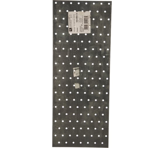 Изображение товара Монтажная пластина Саморезик оцинк. 160х400х1,8 мм PS-160х400