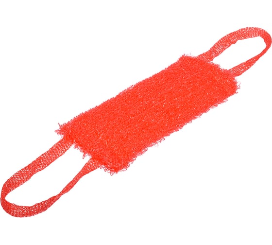 Изображение товара Мочалка из полипропилена Банные Штучки лента, 32х14 см, 62х12 см с ручками 6 цветов 30 40170