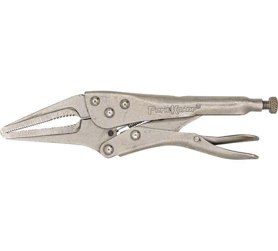 Изображение товара Зажим РемоКолор ручной с фиксатором удлиненный захват, 220мм, раскрытие губок до 70мм, (шт.) 34-3-221