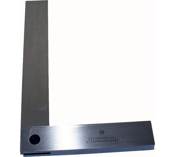 Изображение товара Угольник TLX уш 250x160 поверочный слесарный с широким осн. кл.т.1 67359