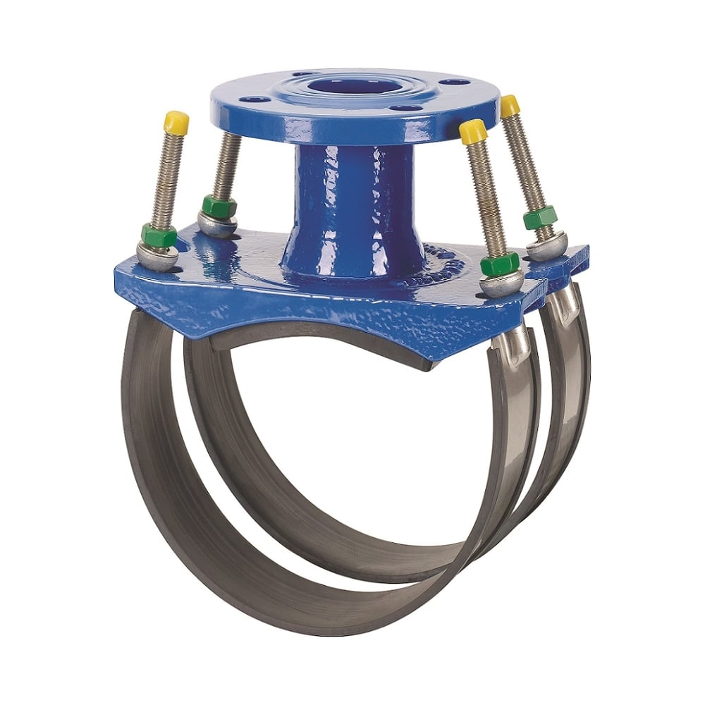 Хомутовый фланцевый отвод (седелка) АТКА Ду150x400 (406-443) 1001060125