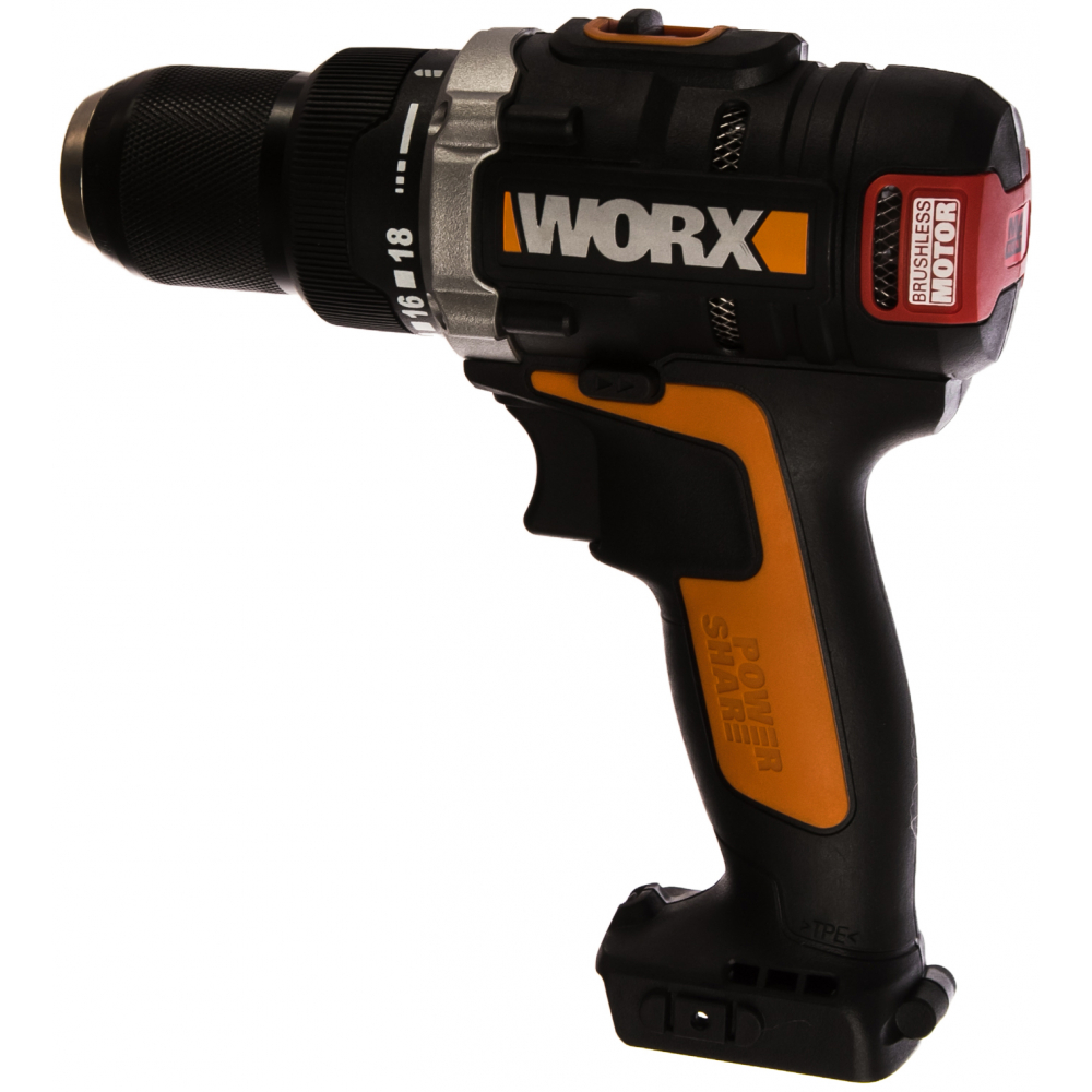 фото Аккумуляторная дрель-шуруповерт worx bl 20в wx175.9