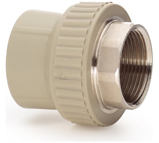 Изображение товара Комбинированная муфта LAMMIN ppr вр 40x1_1/4" под ключ 36/6 серый Lm31044040032G