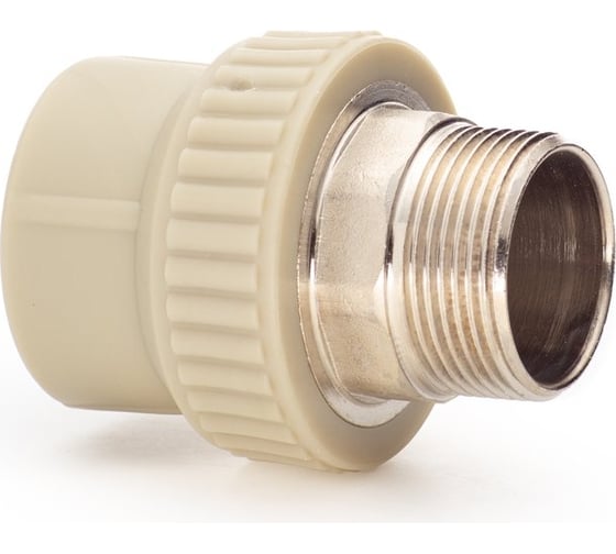 Изображение товара Комбинированная муфта LAMMIN ppr нр 40x1_1/4" под ключ 24/4 серый Lm31042040032G