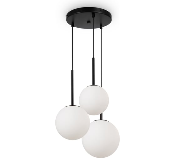 Изображение товара Подвесной светильник MAYTONI basic form 3хe14x40w металл матовый черный MOD321PL-03B