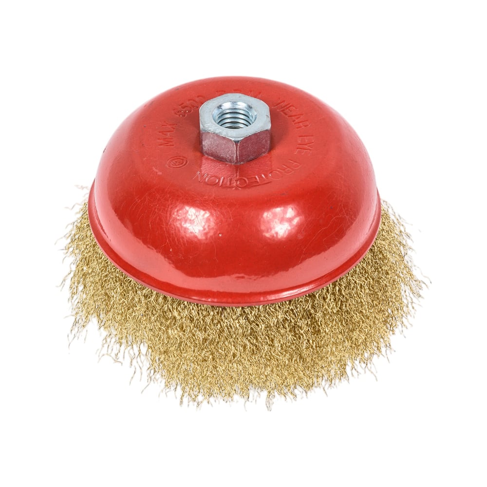 Изображение товара Щетка чашечная витая латунированная 125 мм М14 HEADROCK 870-222-125