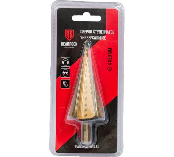 Изображение товара Сверло ступенчатое 4-39 мм HEADROCK 437-010-439