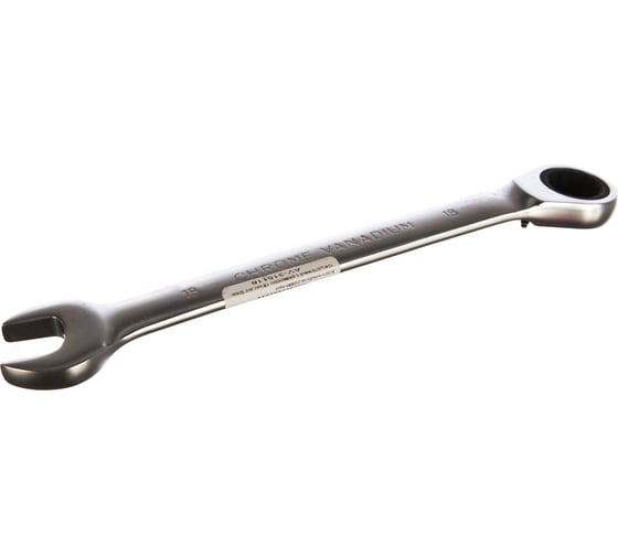 Изображение товара Комбинированный трещоточный ключ с реверсом AV Steel 18мм шт AV-315118