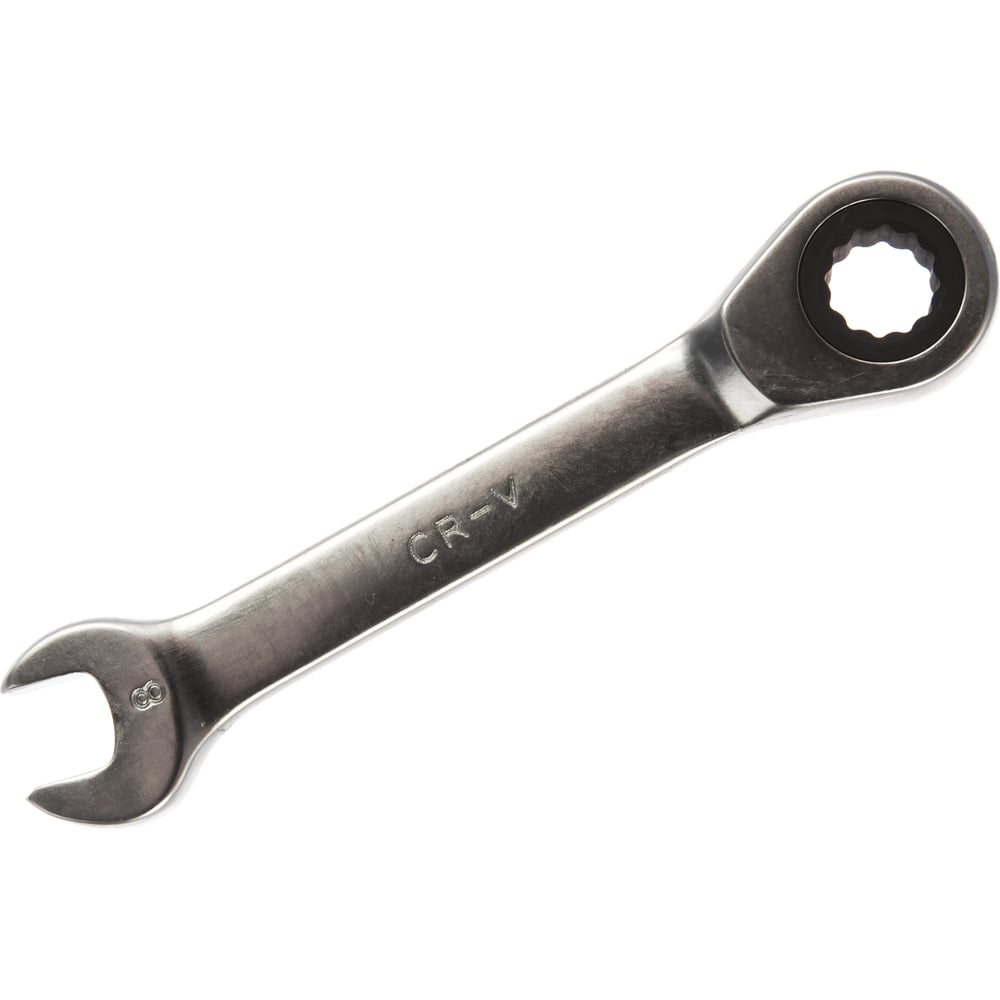 Укороченный трещоточный комбинированный ключ AV Steel dogger намордник одинарный обхват морды 20 см длина морды 2 см укороченный