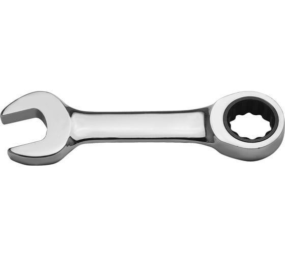 Изображение товара Комбинированный трещоточный укороченный ключ AV Steel 15мм шт AV-315315