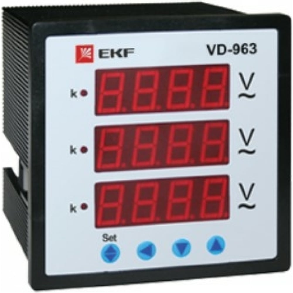 Цифровой вольтметр на панель EKF вольтметр цифровой 6 30 в и амперметр 0 10а aes1118sb010