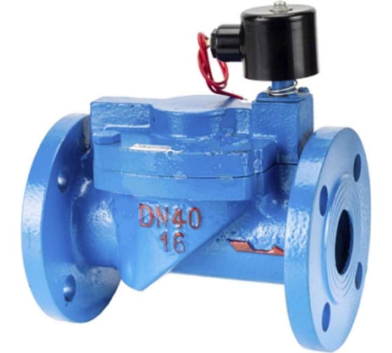 Изображение товара Электромагнитный клапан АТКА чугунный свм-040 (тип 15кч888р) ду40 ру16 фл 1006030101