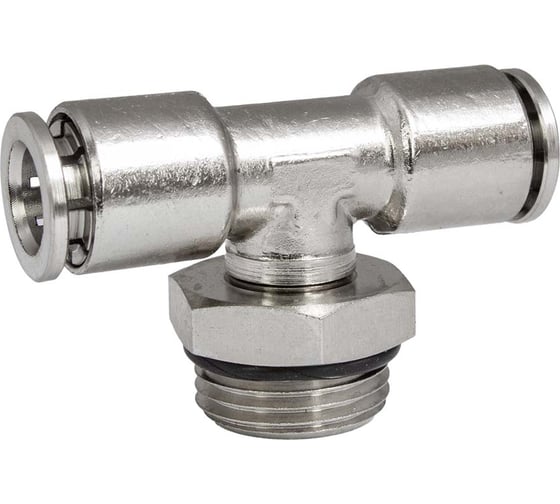 Изображение товара Фитинг цанга тройник, поворотный Cn-T-3/8M-8 для полиуретана и пластиковых трубок PI TOOLS Арт. 5734