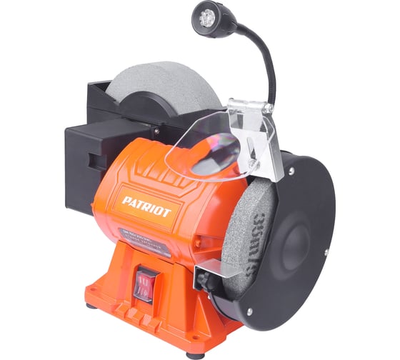 Изображение товара Заточной станок Patriot GM 150/200 DWL Expert, мокрое/ сухое шлифование, подсветка 160301537