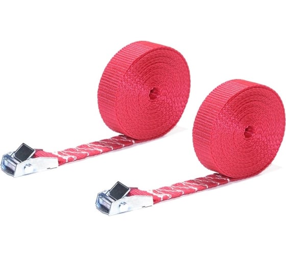 Изображение товара Стяжка для груза с фиксатором Автостоп лента 4м х 25мм AB-4-2 517400