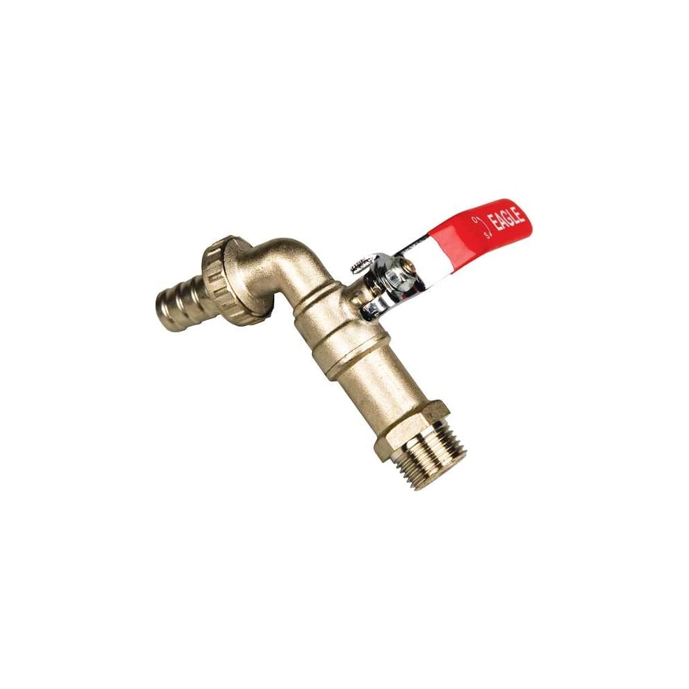 Изображение товара Сливной шаровой кран BYR PEX н.р. 1/2", с патрубком для присоединения шланга 9610