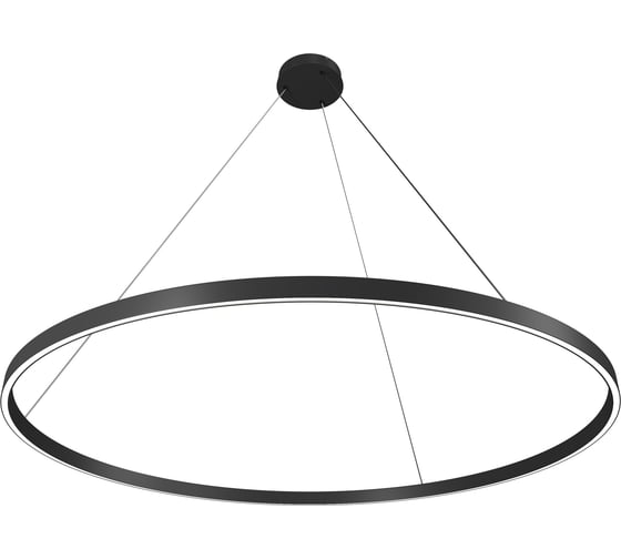 Изображение товара Подвесной светильник MAYTONI rim led 81w алюминий черный MOD058PL-L65B3K