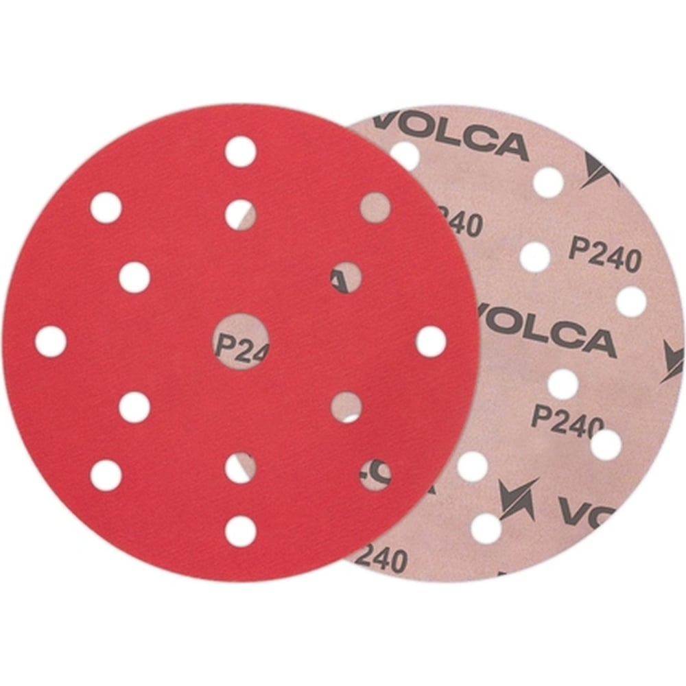 Изображение товара Диск ONYX 150 мм, 15 отверстий, P240, 50 шт VOLCA