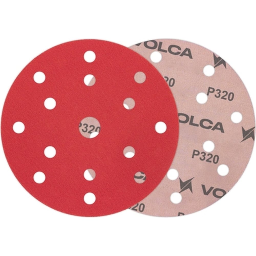 Изображение товара Диск шлифовальный ONYX 150 мм 15 отверстий Р320 50 шт VOLCA