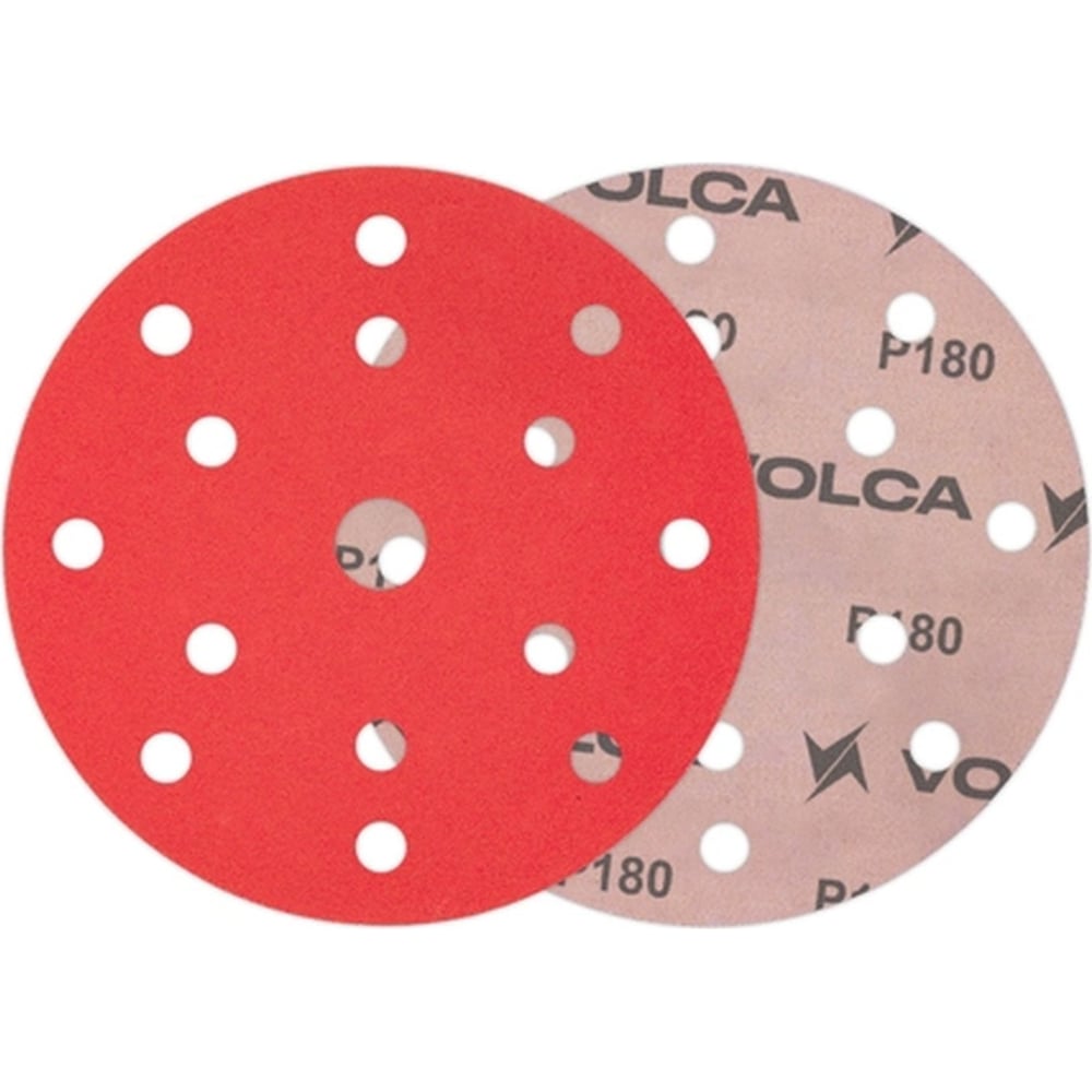 Изображение товара Диск ONYX 150 мм, 15 отверстий, Р180, 50 шт VOLCA  71150150180