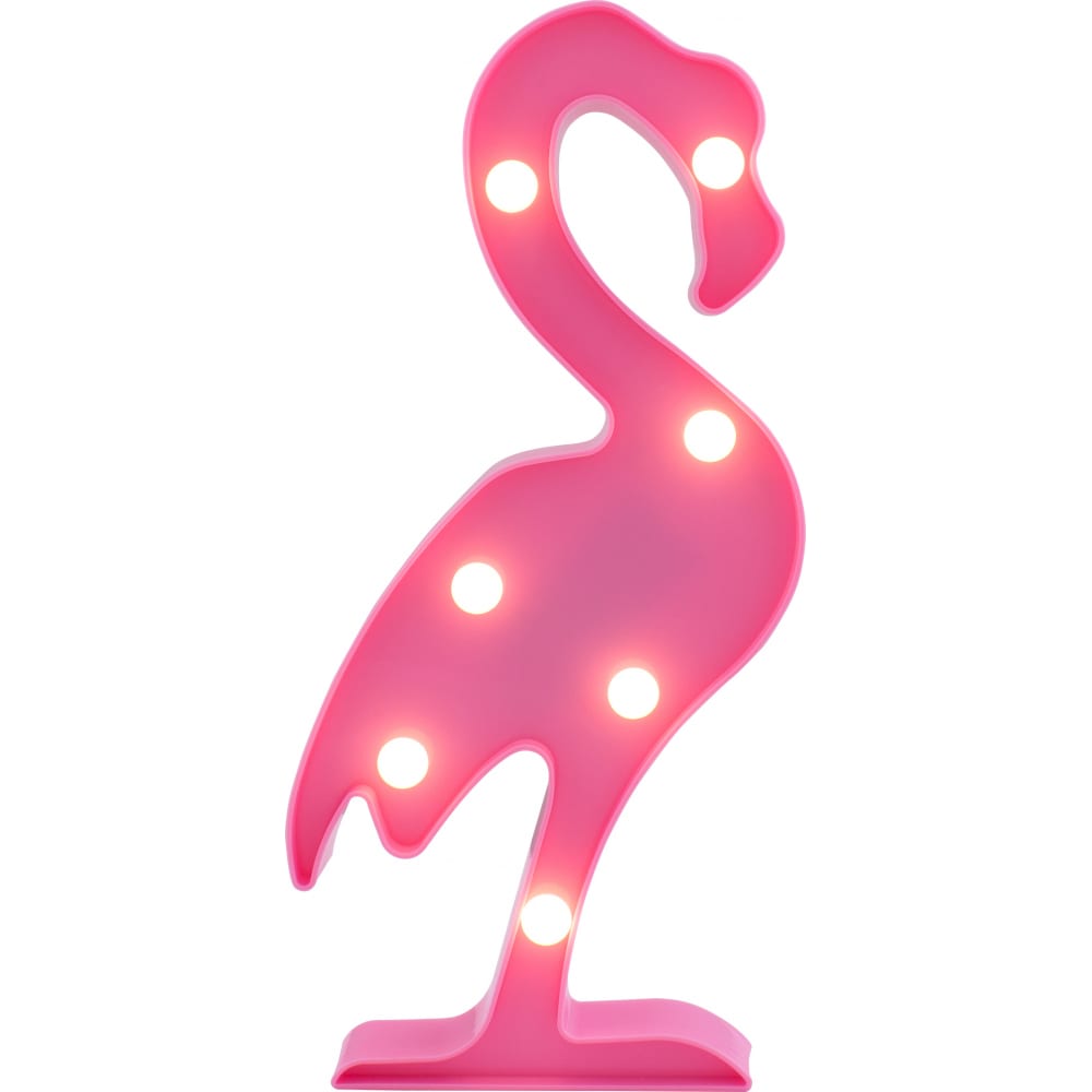 фото Декоративный светодиодный светильник старт led фламинго