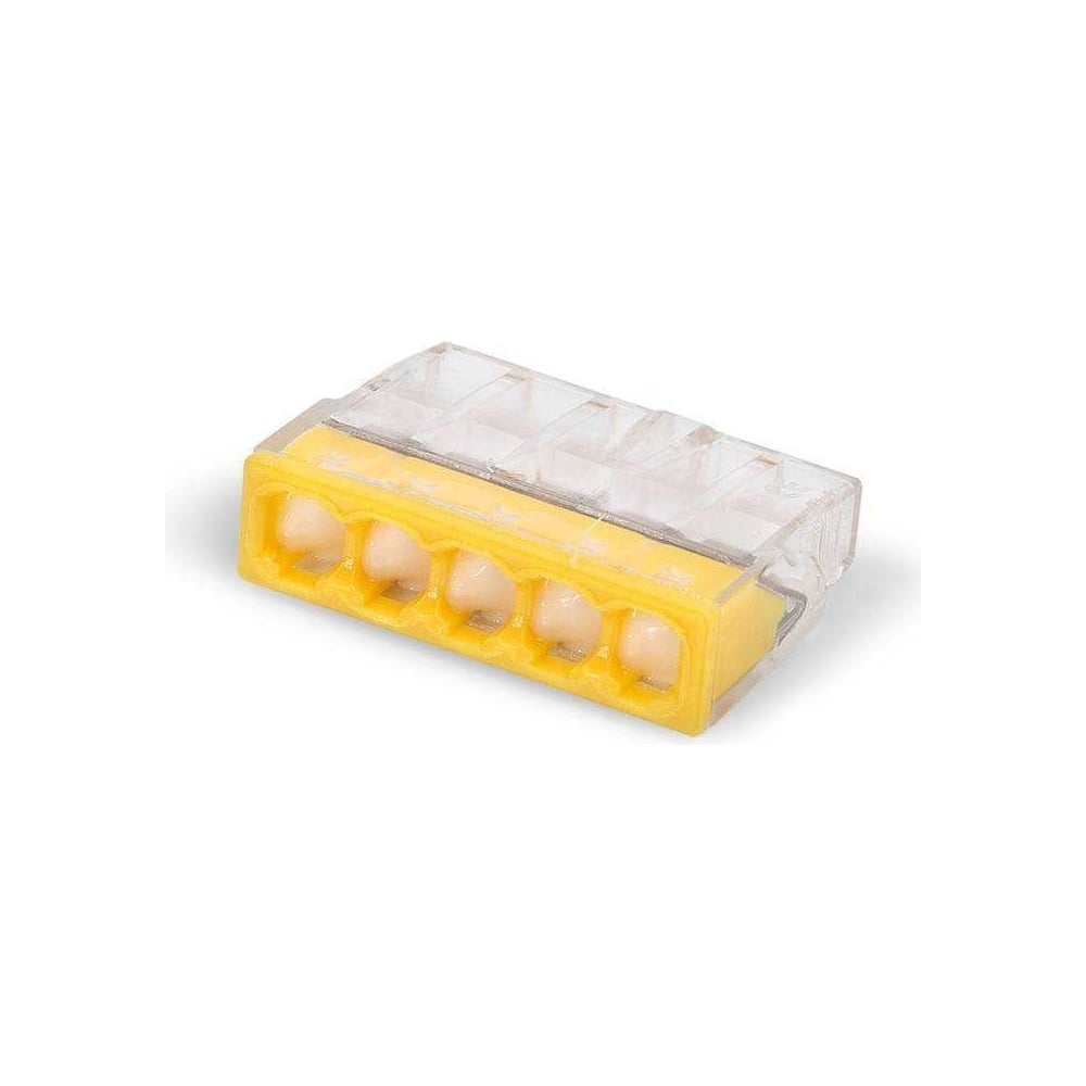 Изображение товара Клемма соединительная НЗЭТК СМК2273-205 5-ти проводная желтая