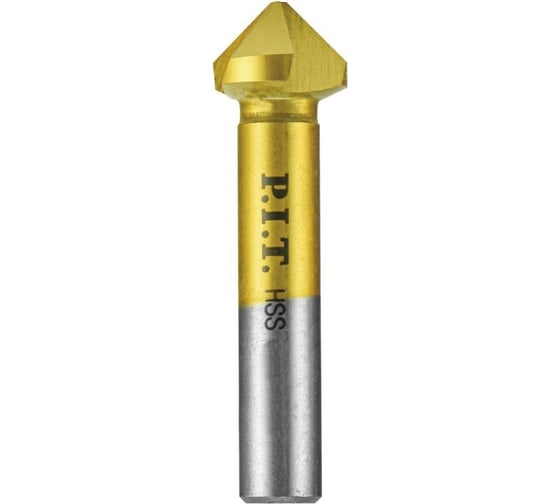 Изображение товара Сверло-зенковка из быстрорежущей стали 16.5x60 мм, хвостовик 10 мм P.I.T. AMED10-0165