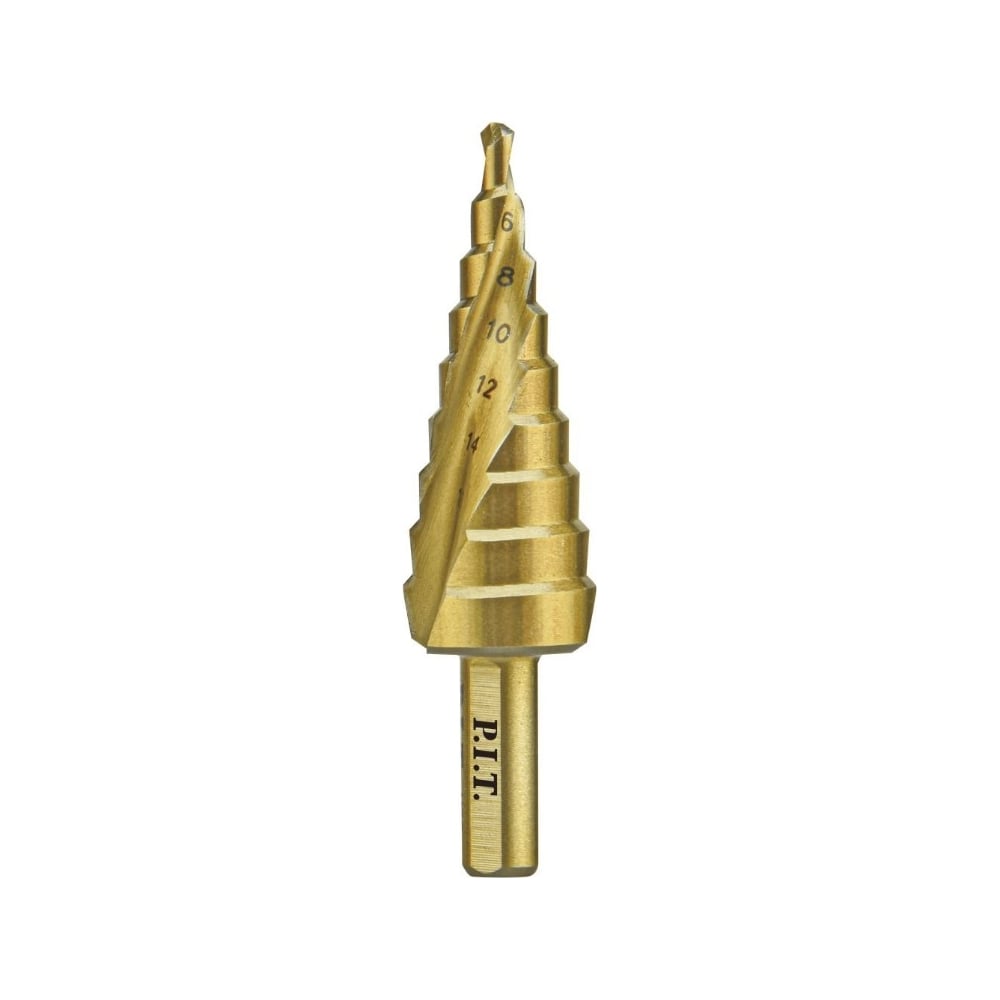 Изображение товара Сверло ступенчатое 4-20 мм, 9 ступеней P.I.T. AMED09-0420