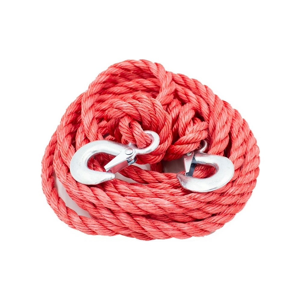 Изображение товара Буксировочный трос TOPAUTO 7.0 т 5 метров с крюками
