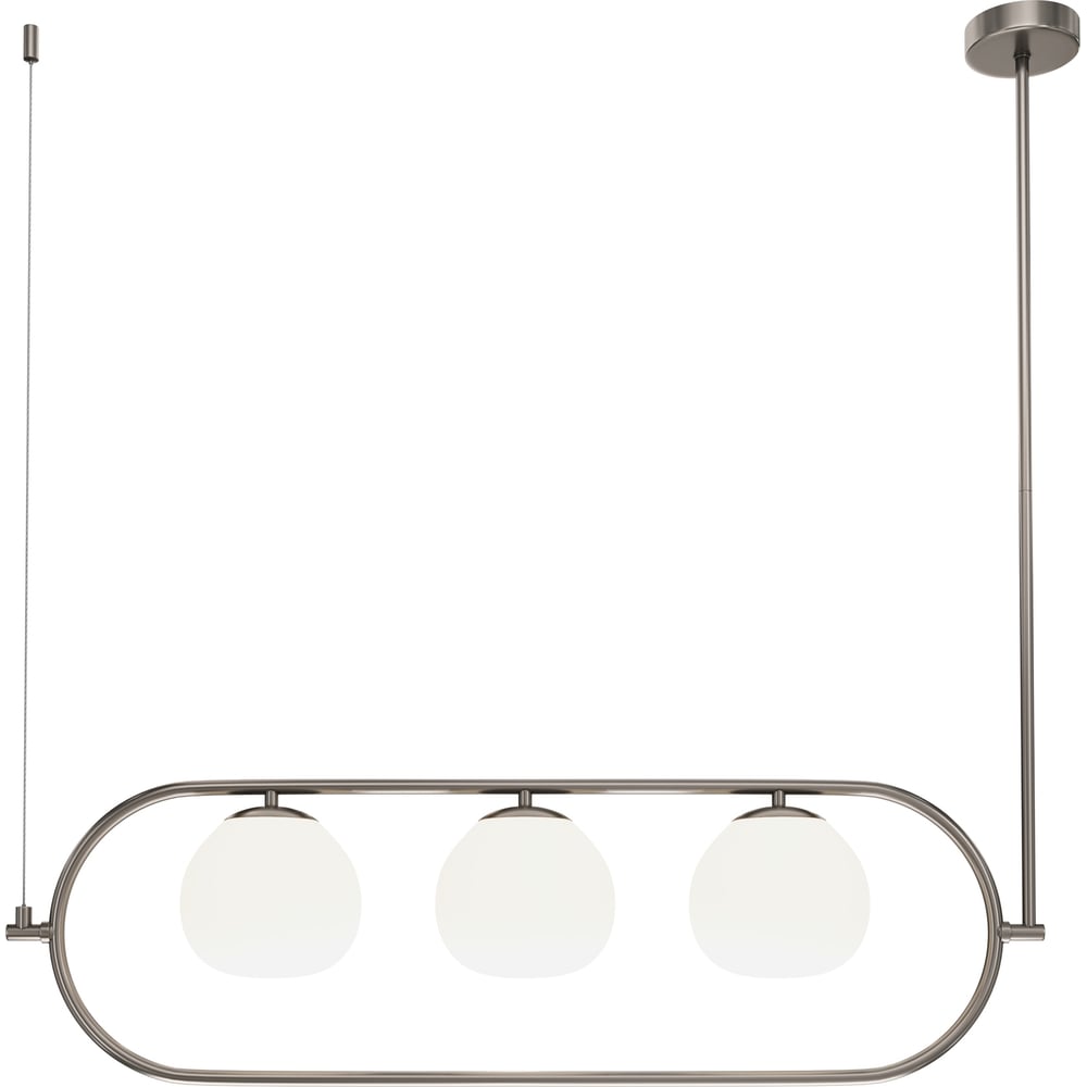 Изображение товара Подвесной светильник MAYTONI Erich с 3 лампами E14, никель, высота 137 см