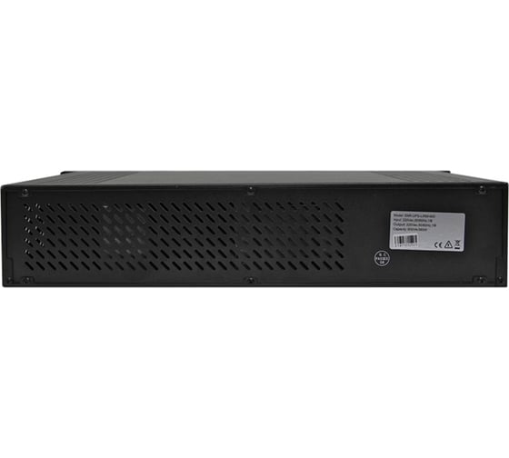 Изображение товара ИБП SNR Line-Interactive, мощность 600 ВА/360 Вт,Rackmount 2U, Schuko, LCD, RS232 SNR-UPS-LIRM-600