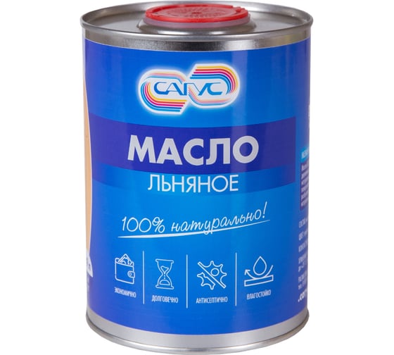Изображение товара Льняное масло САГУС 0.9 кг МЛ 0883