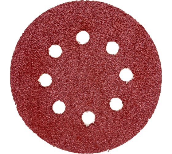 Изображение товара Круг шлифовальный самоклеющийся (5 шт; 125 мм; P40; 8 отверстий) AV Steel AV-821604