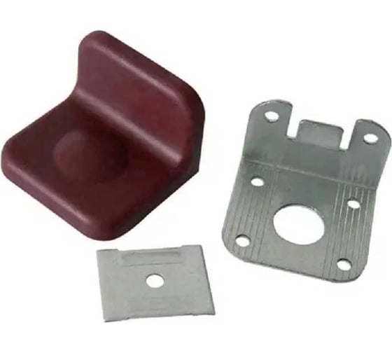 Изображение товара Навес для шкафов Левша регулируемый, до 70 кг, с декоративной накладкой, вишня, 2 шт. У8-5569