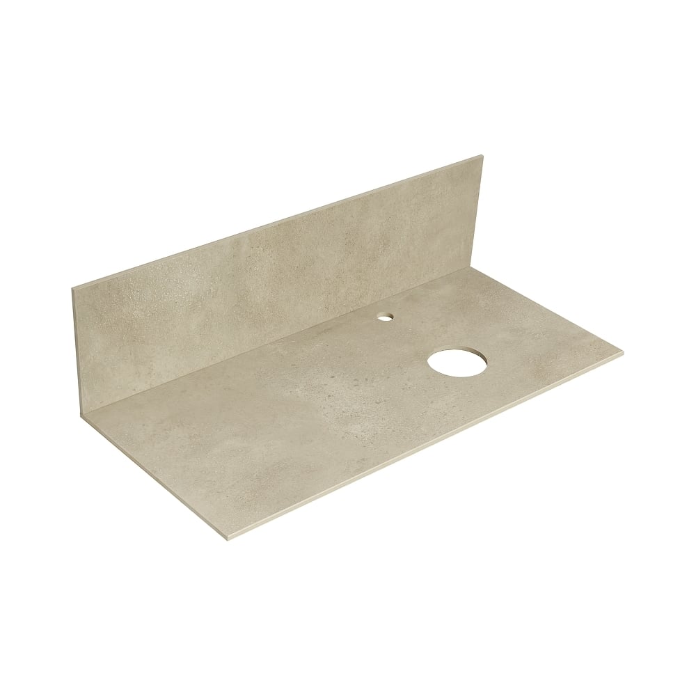 Изображение товара Столешница и панель AQUATON Мишель 100 керамогранит бежевый 1000 мм