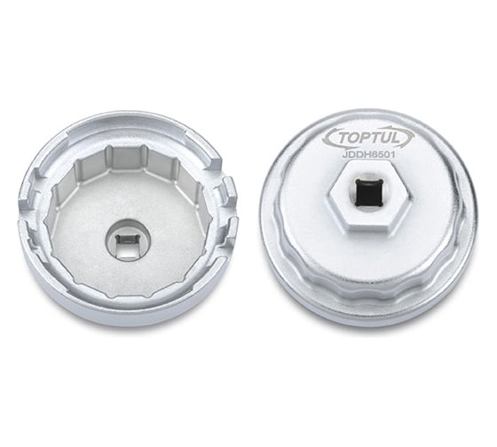 Изображение товара Съемник-чашка масляных фильтров TOPTUL 64,5 мм, 14 гр. JDDH6501