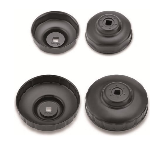 Изображение товара Съемник-чашка масляных фильтров TOPTUL 76 мм, 14 гр. JDAH7614