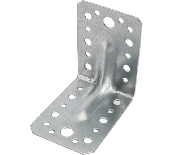 Изображение товара Усиленный крепежный уголок РК ГРУП 90x65 10шт. РКГ00007174