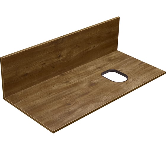 Изображение товара Столешница+панель AQUATON Мишель 100 Дуб Рустикальный универсальная 00086531 1A277103MIDR0