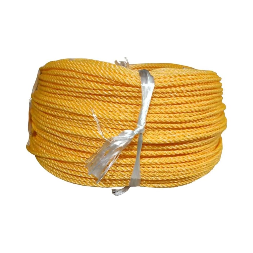 Изображение товара Канат Эбис полиэстил, 4 мм, 220 м, оранжевый, без катушки
