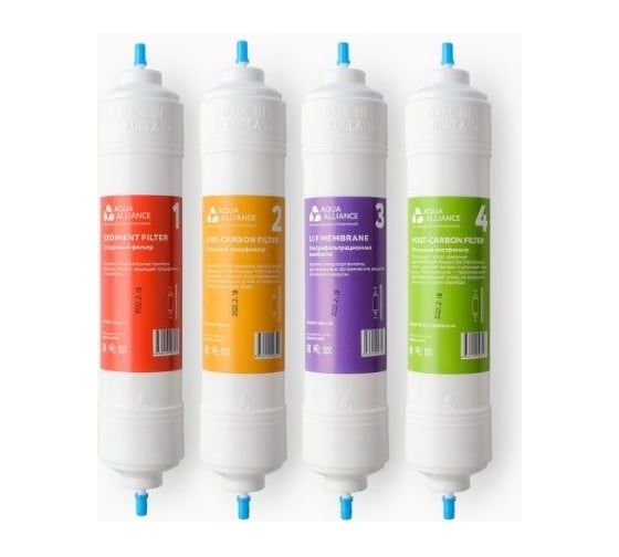 Изображение товара Комплект фильтров для очистки воды Aquaalliance 14 дюймов A-14I 70326