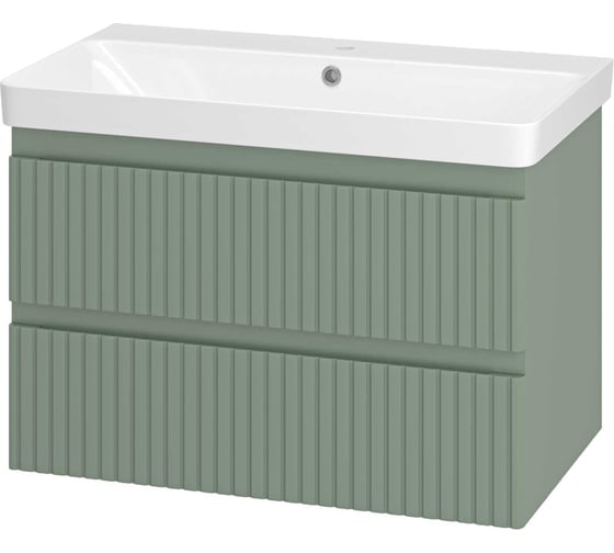 Изображение товара Подвесная тумба Brevita Victory 80 зеленая VIC-09080-0802Я