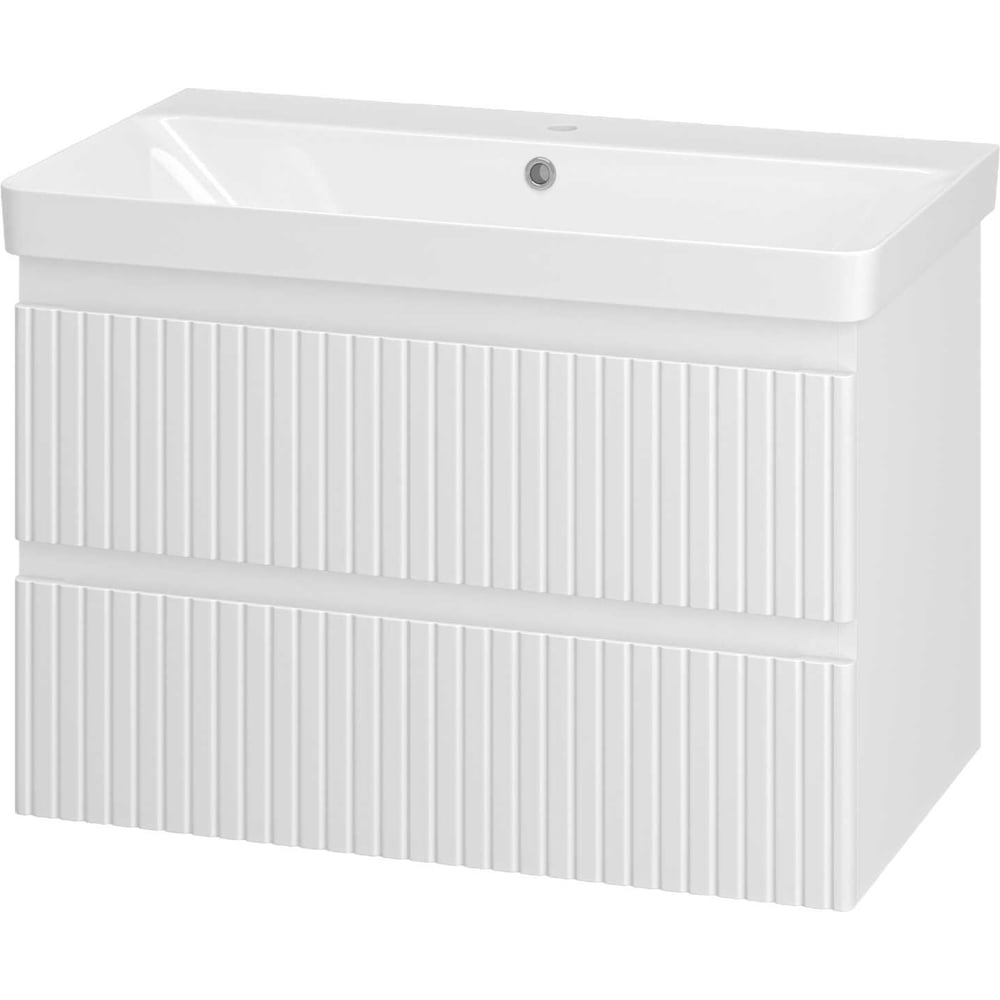 Изображение товара Подвесная тумба Brevita Victory 80 белая VIC-09080-0102Я