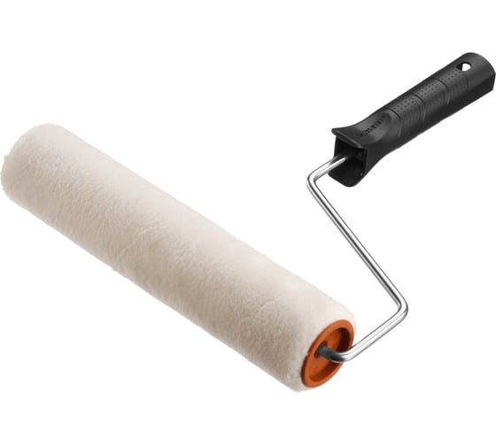 Изображение товара Валик малярный Зубр ВЕЛЮР 40, 180 мм, d=40 мм, ворс 4 мм, ручка d=6 мм, 03547-18_z01