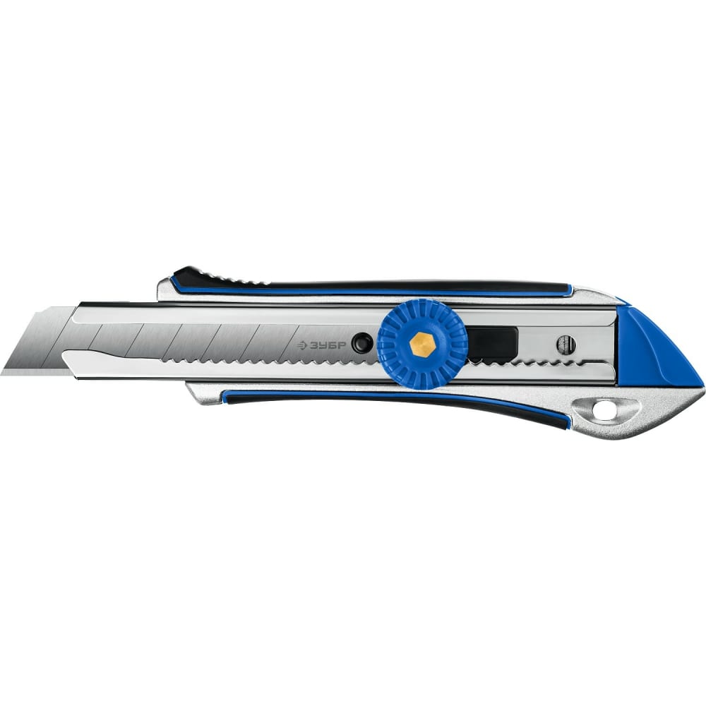 Металлический обрезиненный нож ЗУБР нож складной зубр 47704 эксперт клык 200 мм лезвие 85 мм