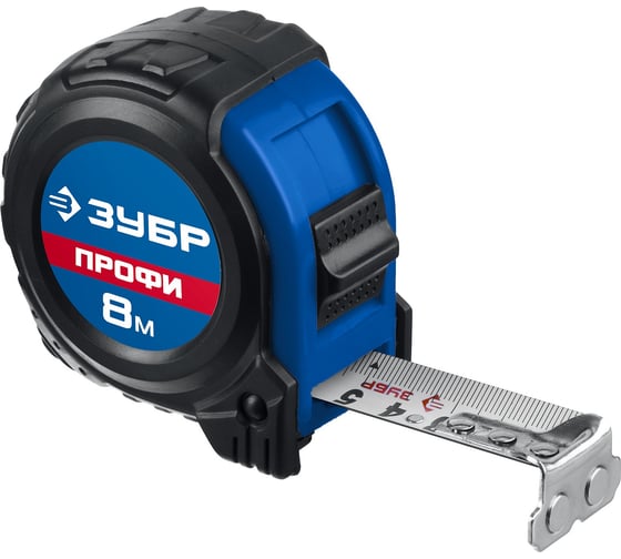 Изображение товара Рулетка ЗУБР Профессионал Нейлон 8 м х 25 мм 34056-08-25_z02
