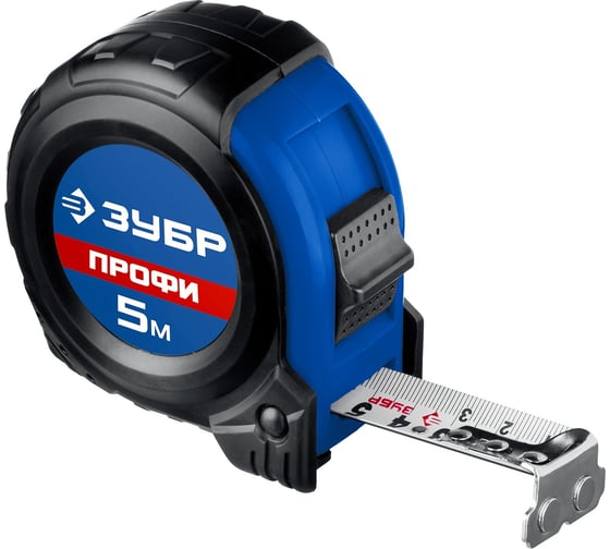 Изображение товара Рулетка с нейлоновым покрытием полотна ЗУБР Профессионал 5м / 19мм 34056-05-19_z02