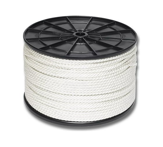 Изображение товара Полиамидная веревка ЩИТ ПА кр.3-прядная d. 5,0 мм на кат. 200 мм 500 м 66851